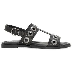 LUCKY BRAND- Ansel Sandal Flats (Black)